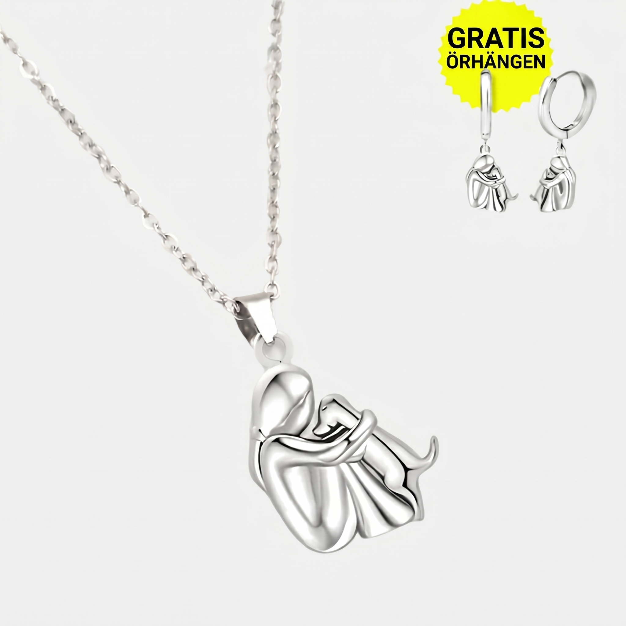 Alva™ | Hug-halsband med örhängen