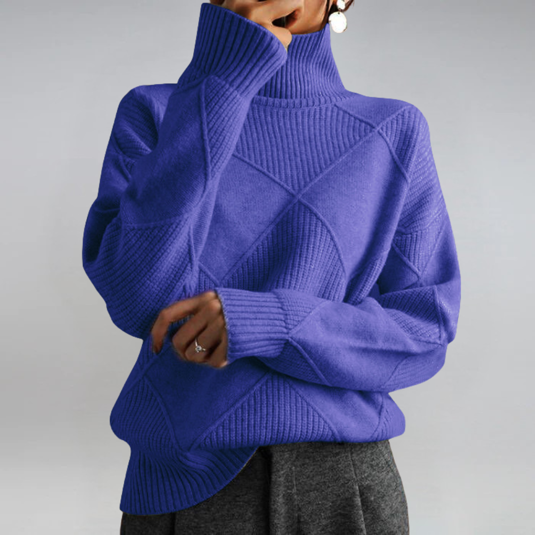 Lauren | Lyxig Cashmere Turtleneck Tröja