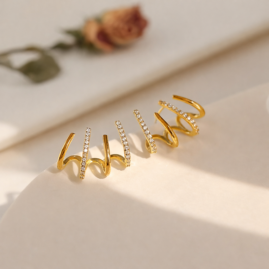 Zabby™ | Spiralformade örhängen