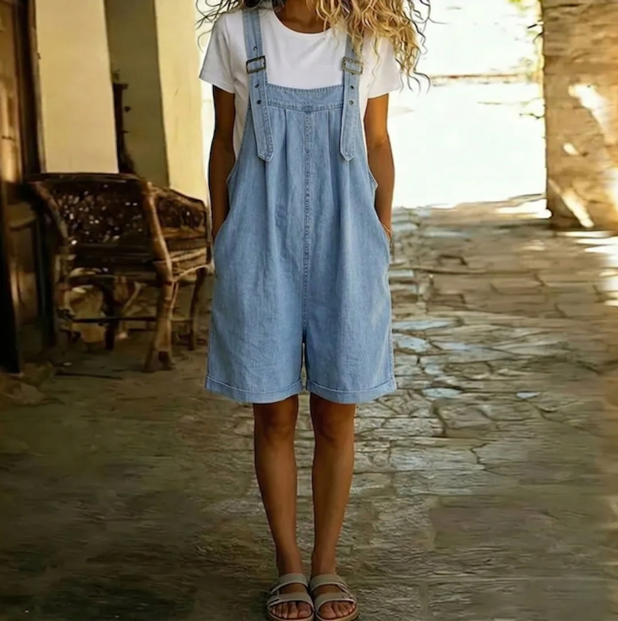 Saylor™ | Kort Denimoverall