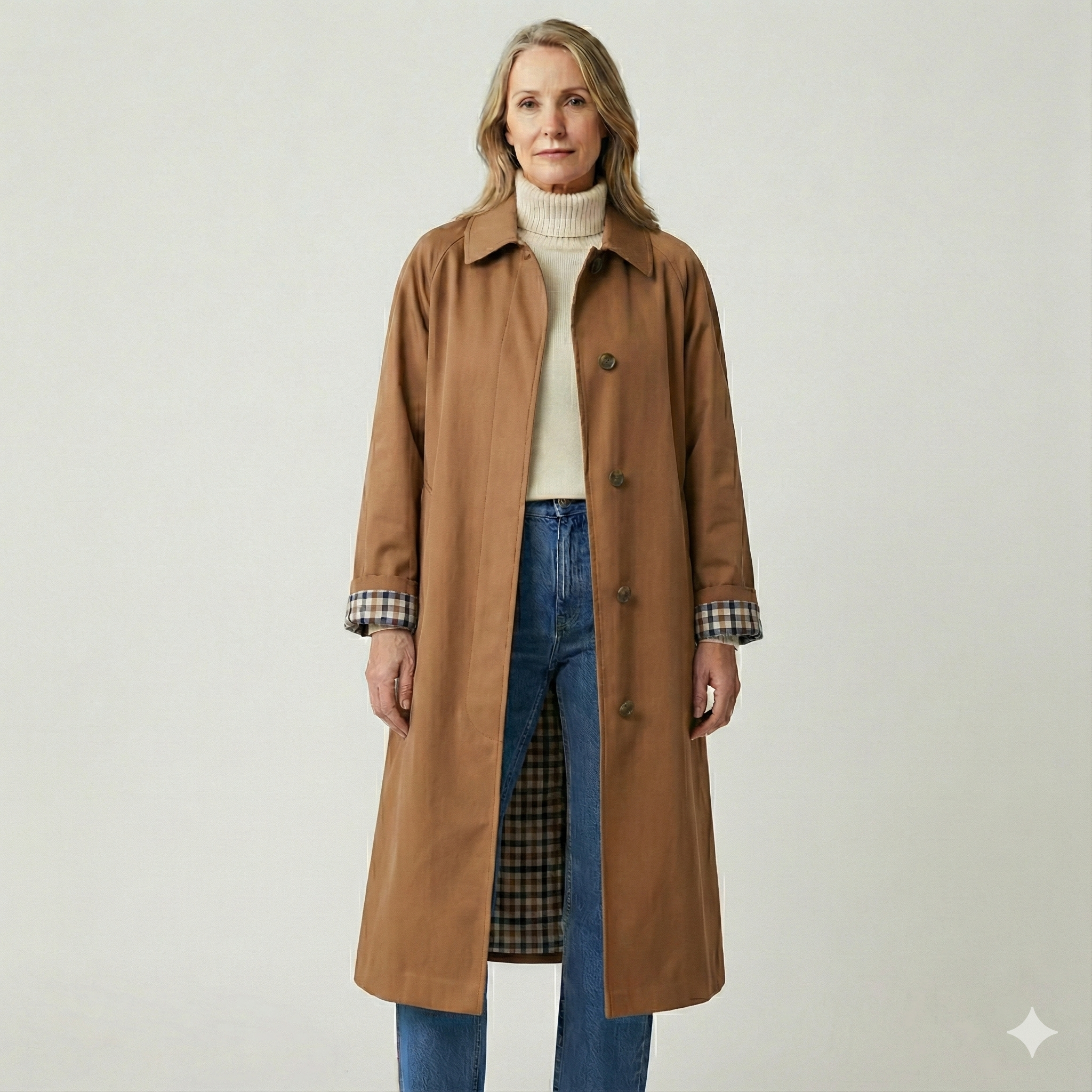 Eleanor – Klassisk Longline Trench Coat
