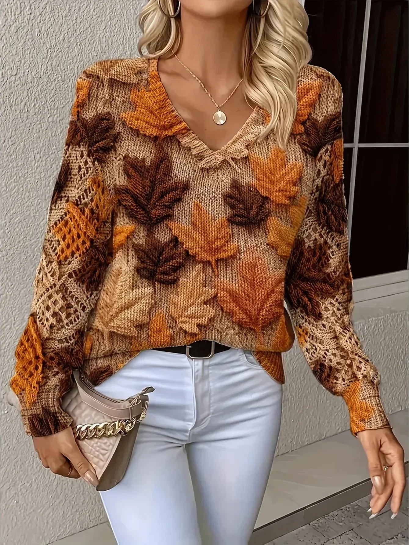Hayden Trista™ | Elegant Blommig Tröja