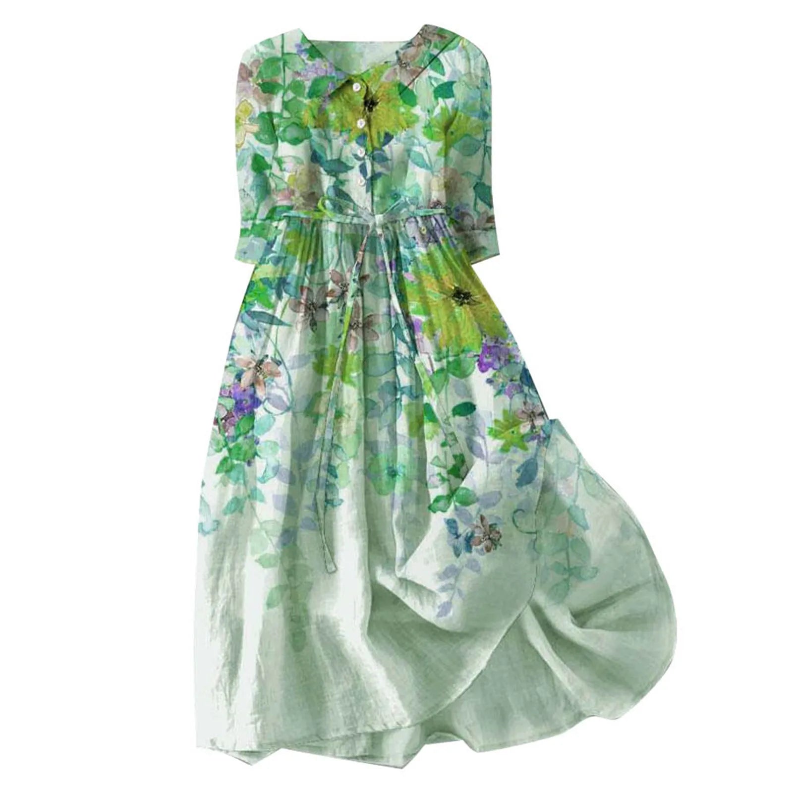 GlamMouris™ | Elegant klänning med knappar