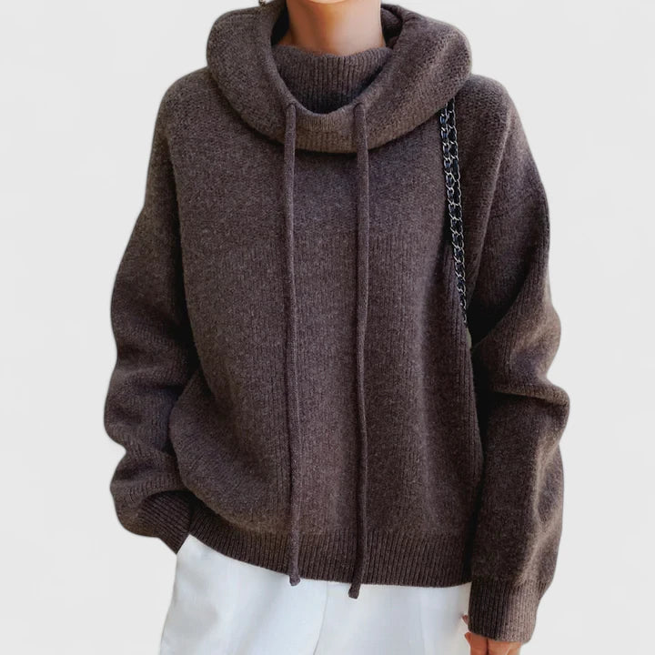 Marie | Mysig Stickad Hoodie