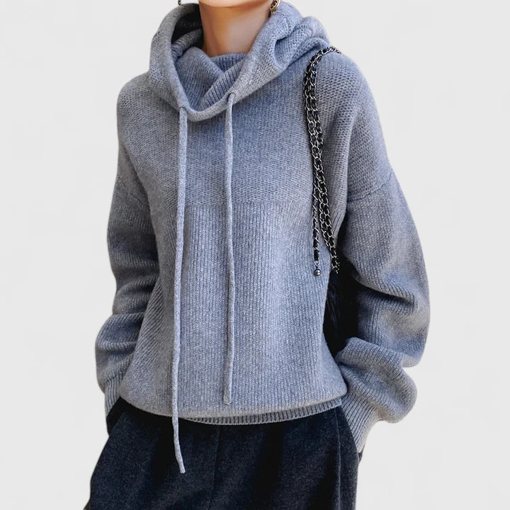 Marie | Mysig Stickad Hoodie