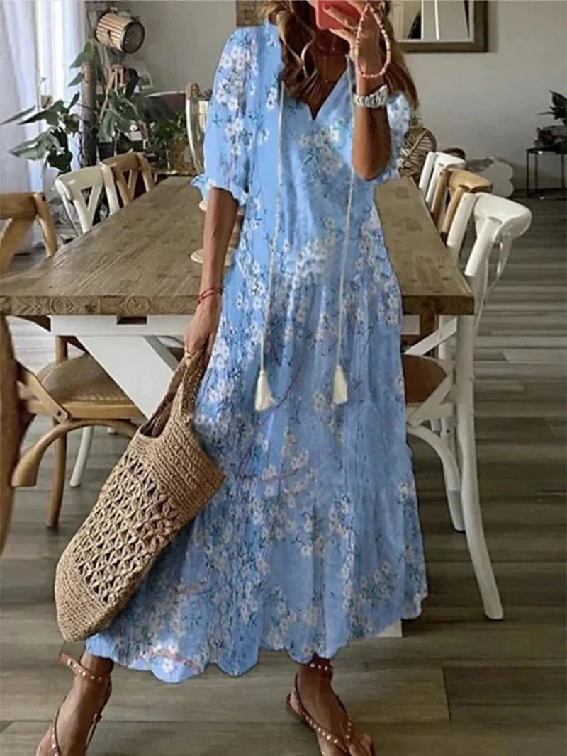 Lana™ | Maxiklänning i boho-stil