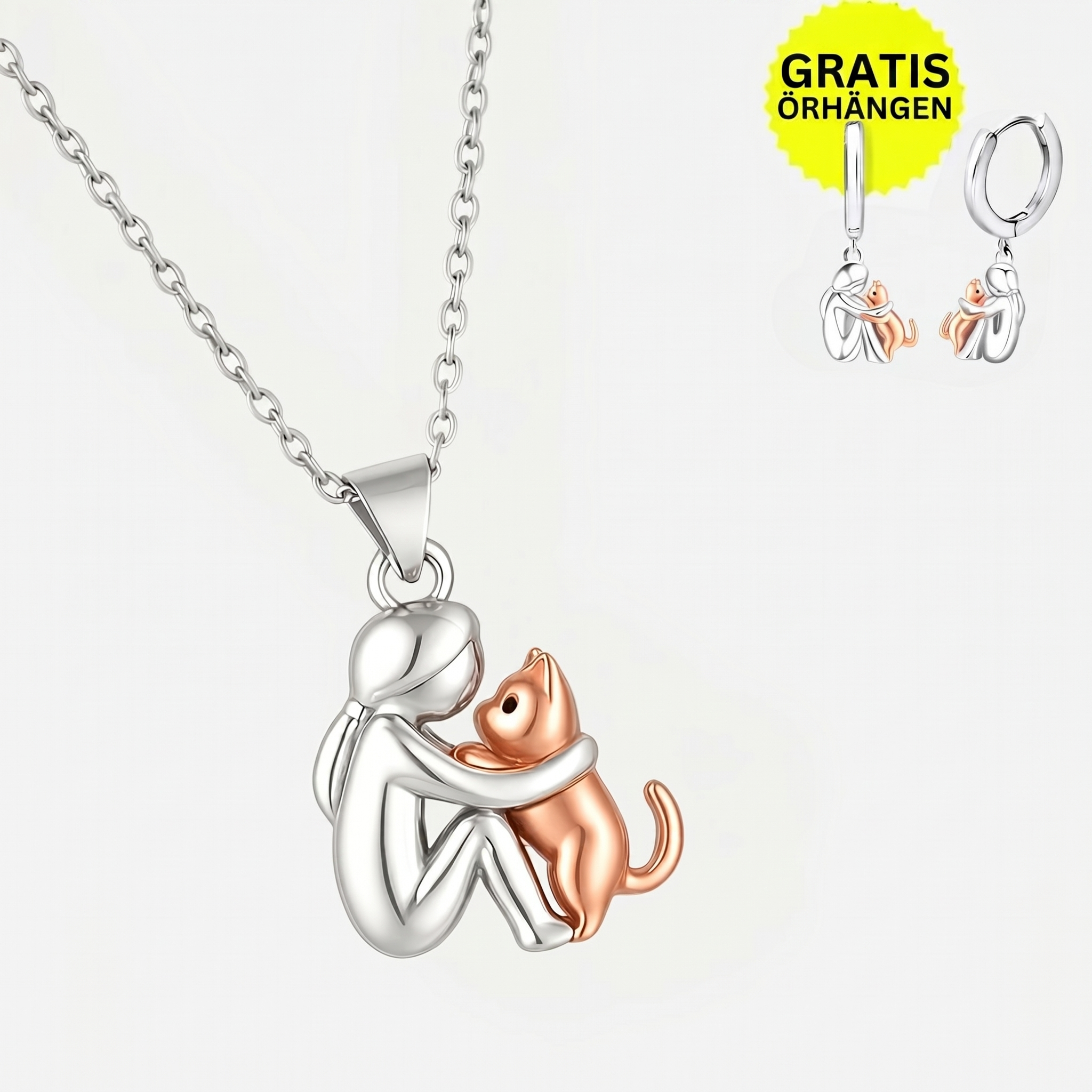 Freja™ | Halsband med örhängen