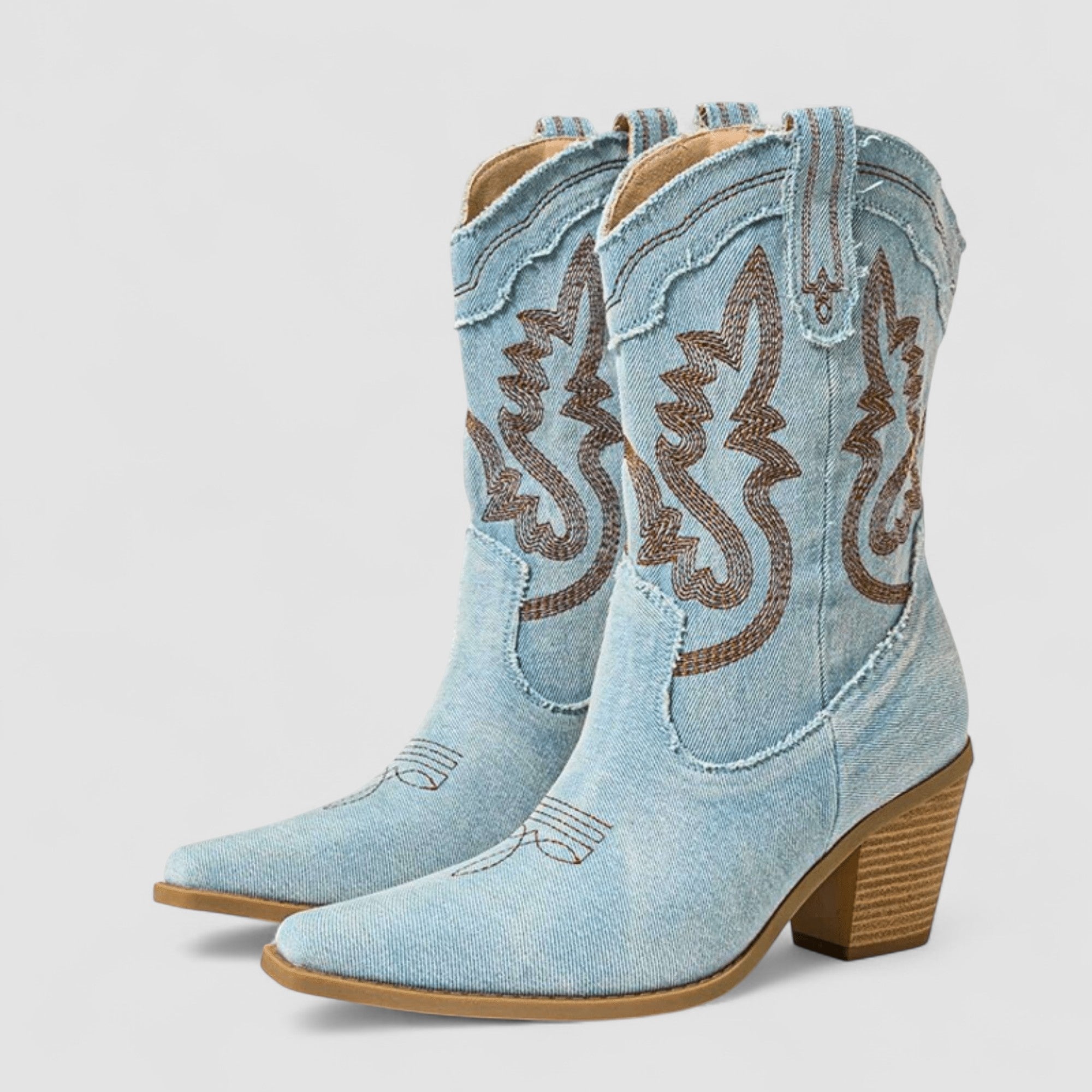 Selena – Ortopediska Denim Ankelskor