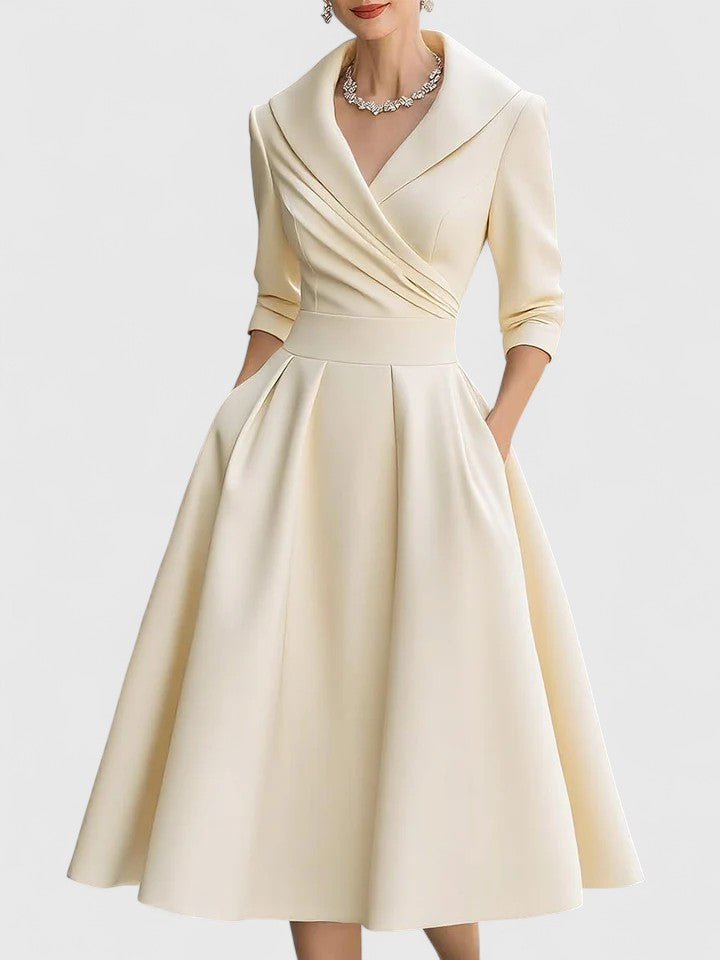 Zyrah™ | Elegant midiklänning