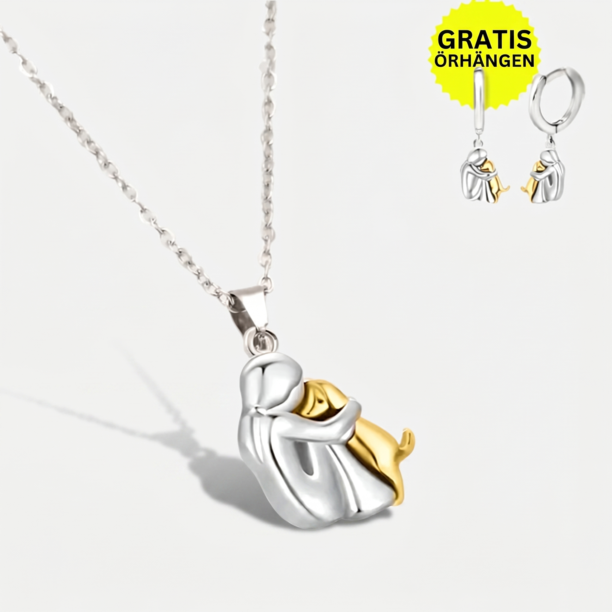 Alva™ | Hug-halsband med örhängen