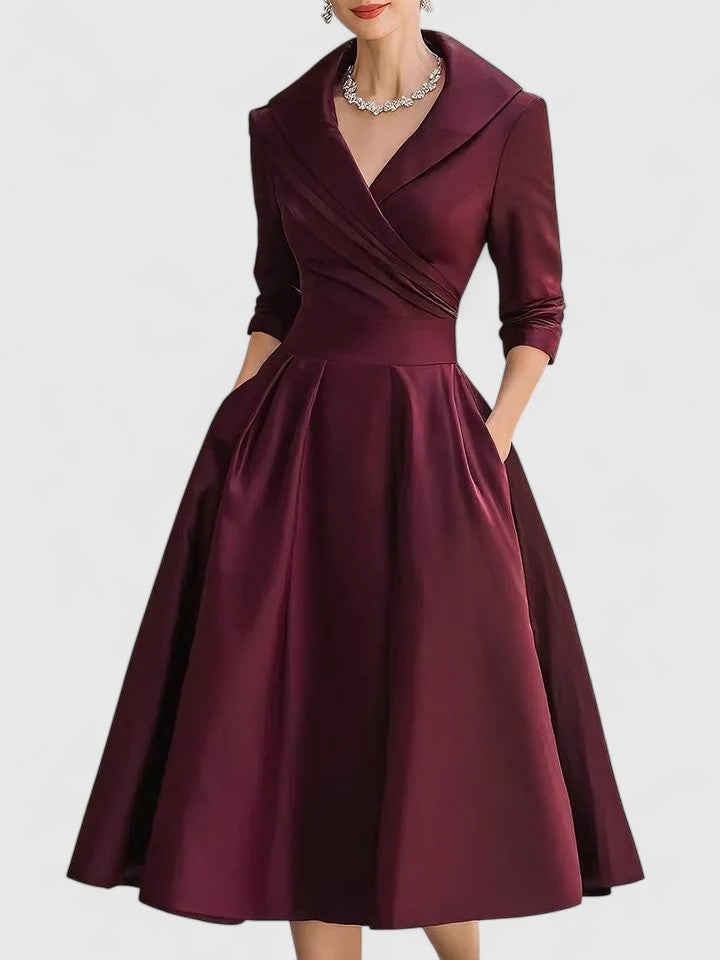 Zyrah™ | Elegant midiklänning