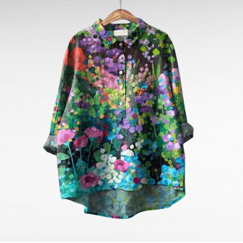 Maja™ | Klassisk blus i sommarstil