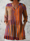 Nadia™ | Lång blus med V-ringning