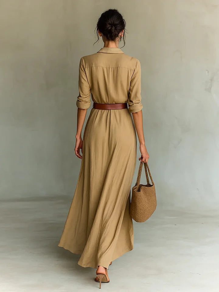 Una | Kavaj-Wrap Maxi Klänning