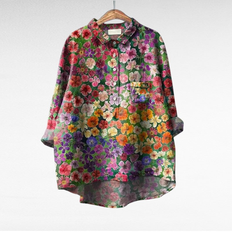 Maja™ | Klassisk blus i sommarstil