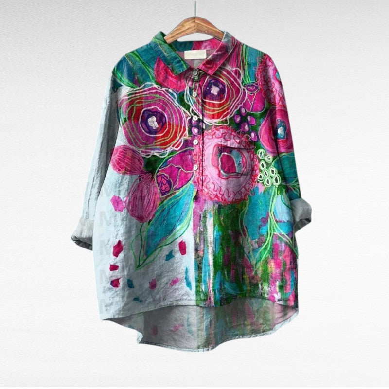Maja™ | Klassisk blus i sommarstil