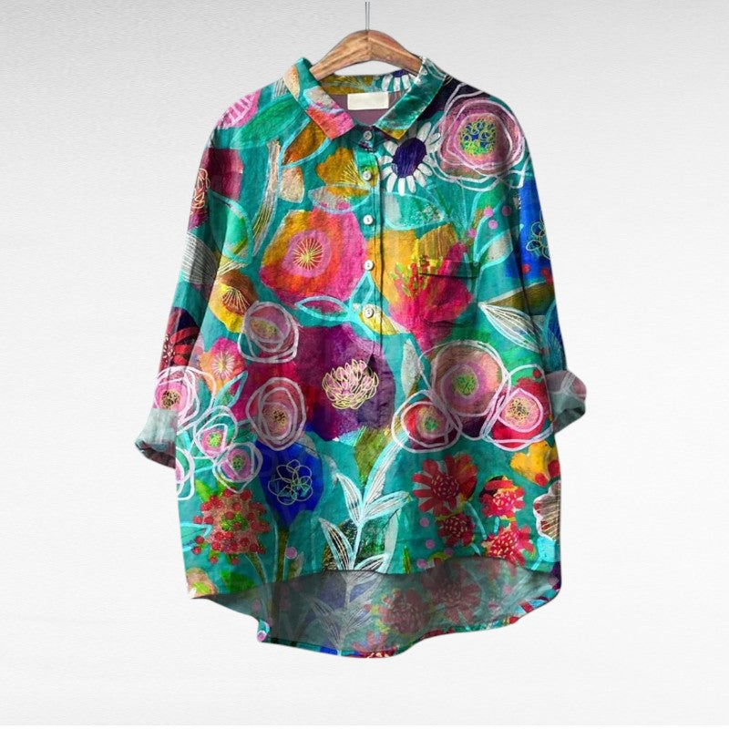 Maja™ | Klassisk blus i sommarstil