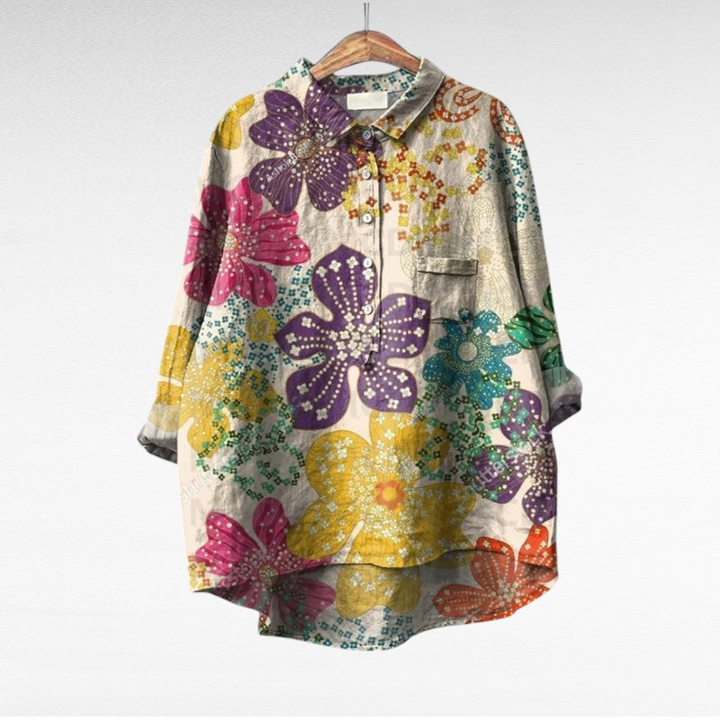 Maja™ | Klassisk blus i sommarstil