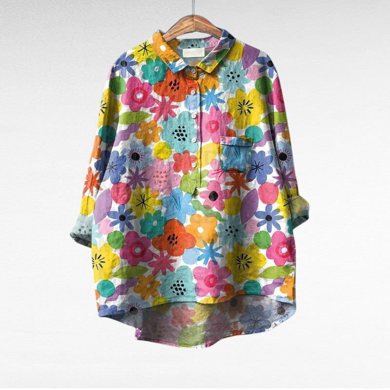 Maja™ | Klassisk blus i sommarstil