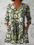 Elodie™ | Lång blus med V-ringning