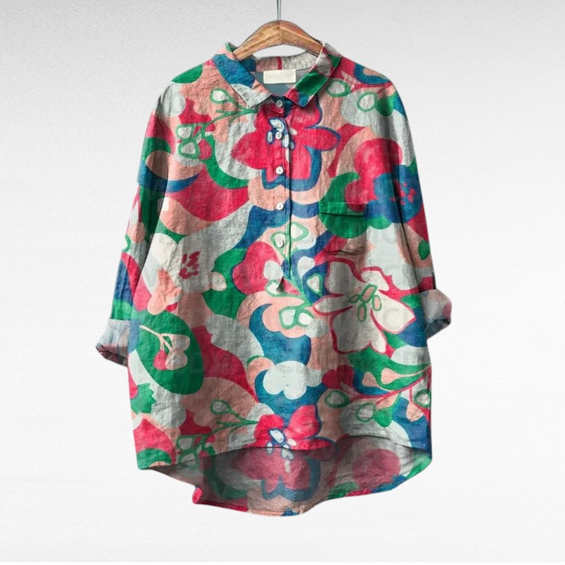 Maja™ | Klassisk blus i sommarstil