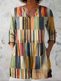 Chloe™ | Lång blus med V-ringning