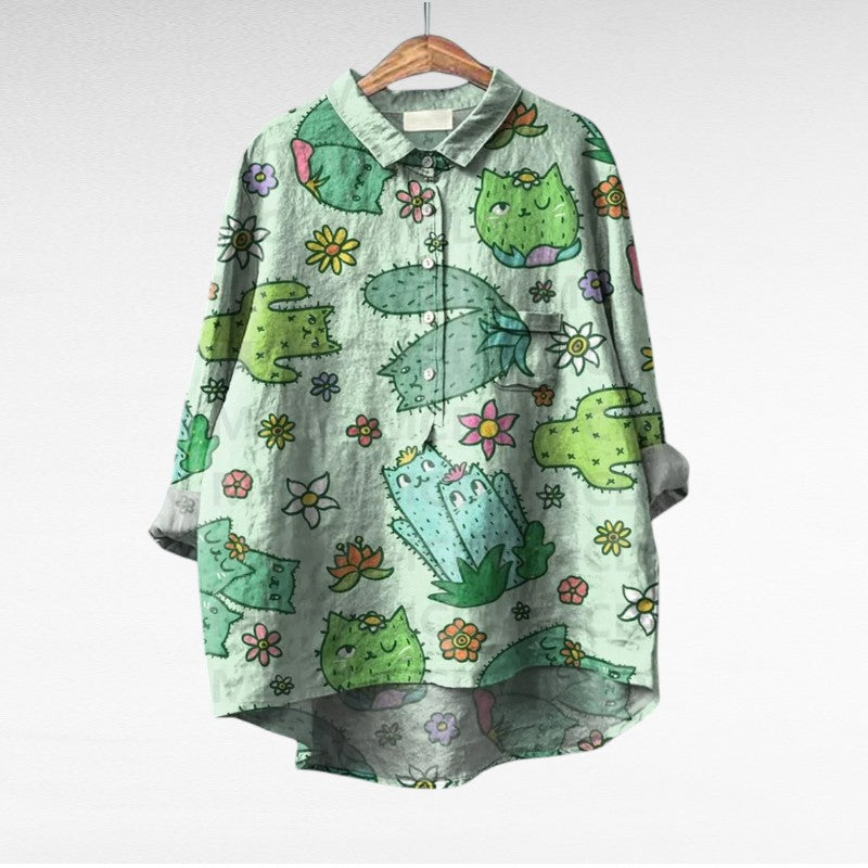 Maja™ | Klassisk blus i sommarstil