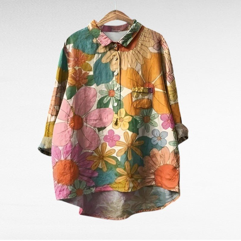 Elsa™ | Blus i klassisk sommarstil