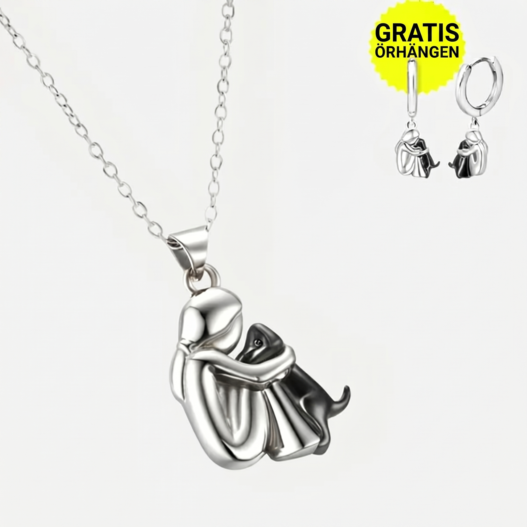 Alva™ | Hug-halsband med örhängen