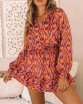 Blakely | Retro Aztec Glam - Midi Klänning