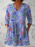 Aline™ | Lång blus med V-ringning