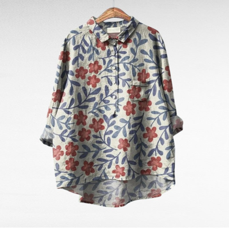 Hedvig™ | Blus med klassisk sommarkänsla