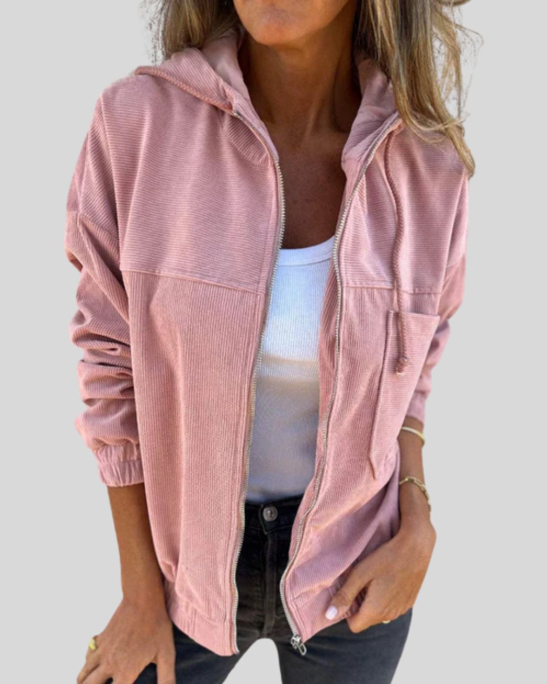 Mabel | Mjuk Zip-Up Väst