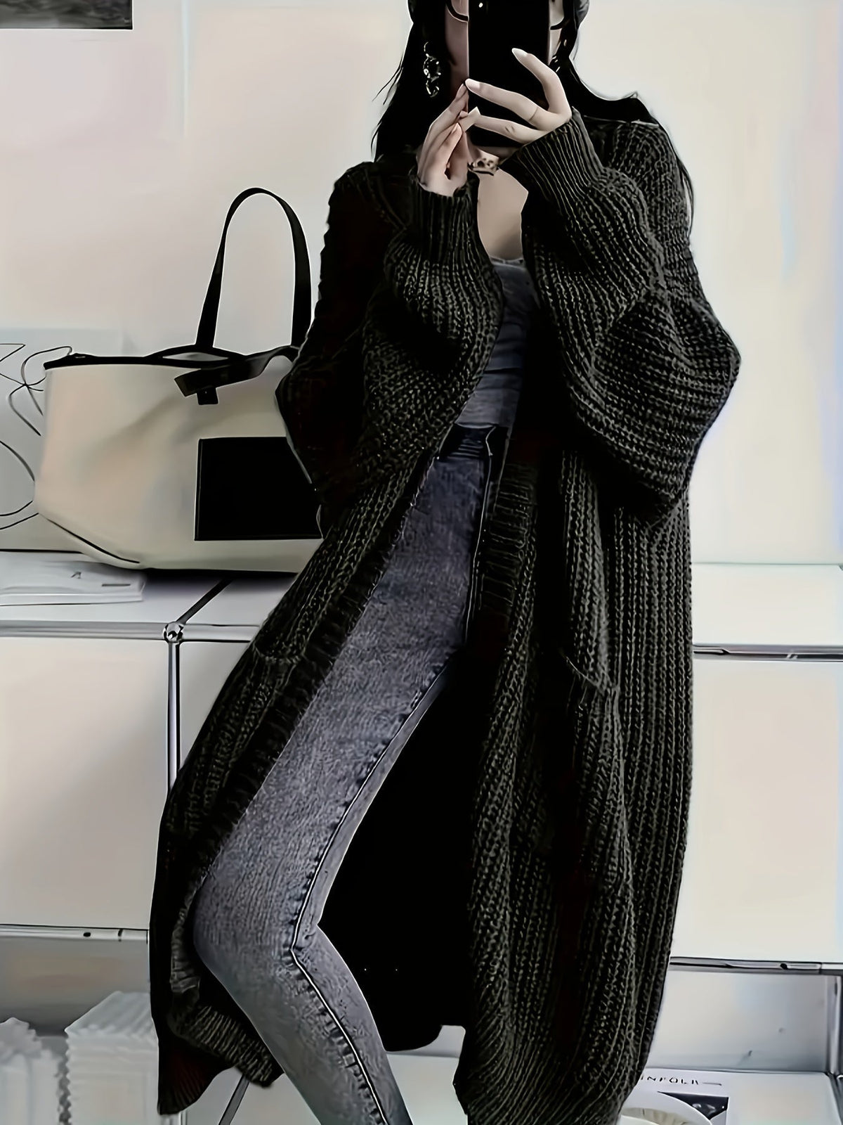 Alice | Mysig Självförtroende Longline Cardigan