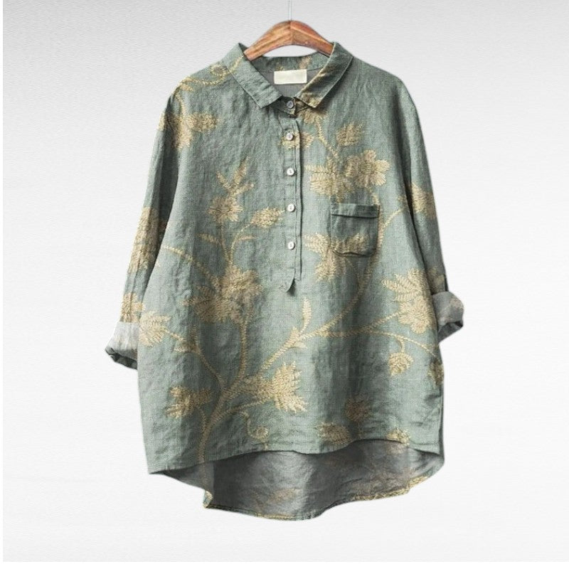 Hedvig™ | Blus med klassisk sommarkänsla