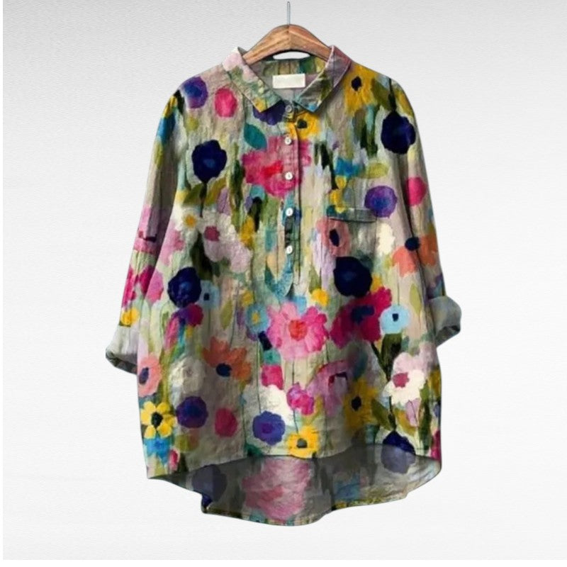 Hedvig™ | Blus med klassisk sommarkänsla
