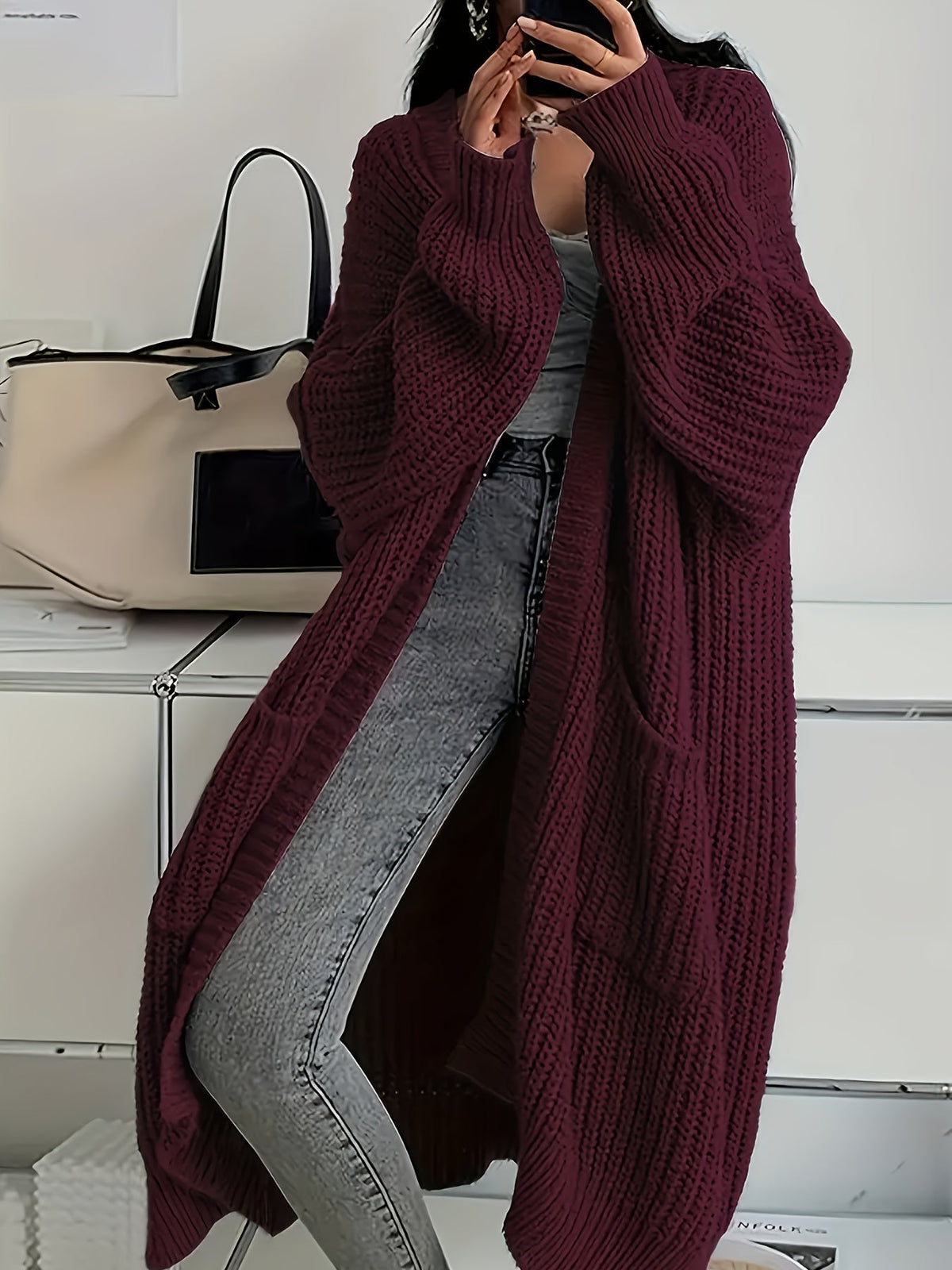 Alice | Mysig Självförtroende Longline Cardigan