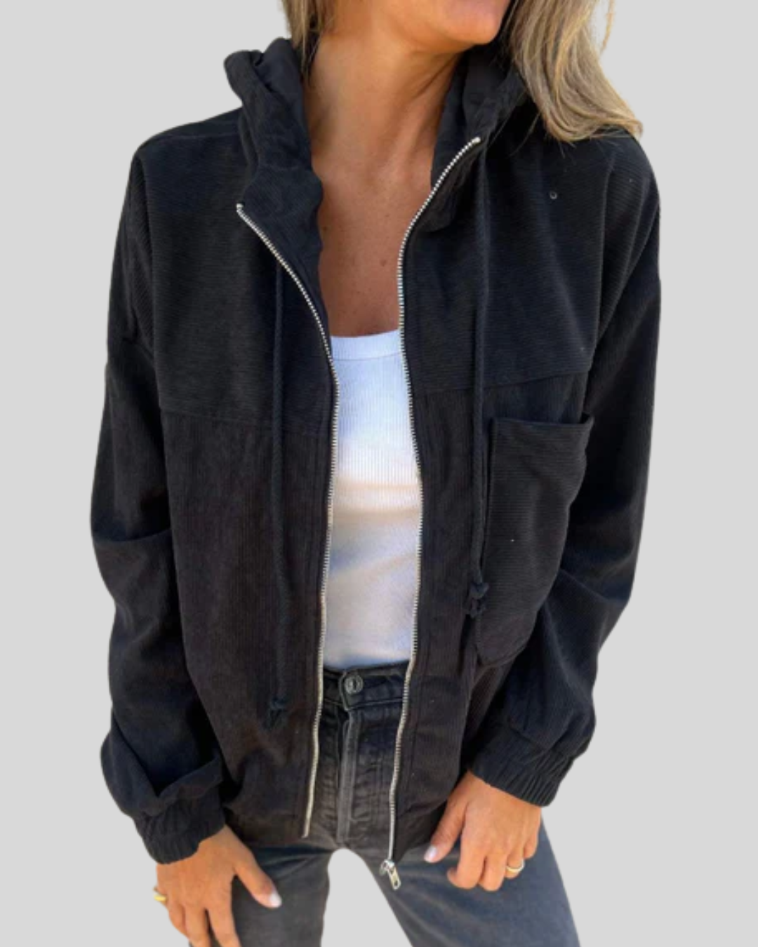 Mabel | Mjuk Zip-Up Väst
