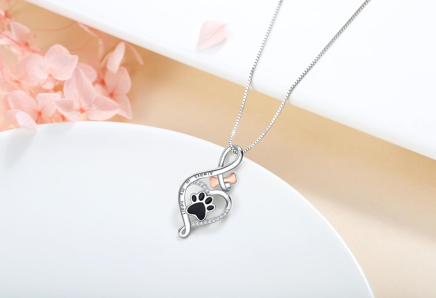 Stellan™ | Halsband Infinity med tass