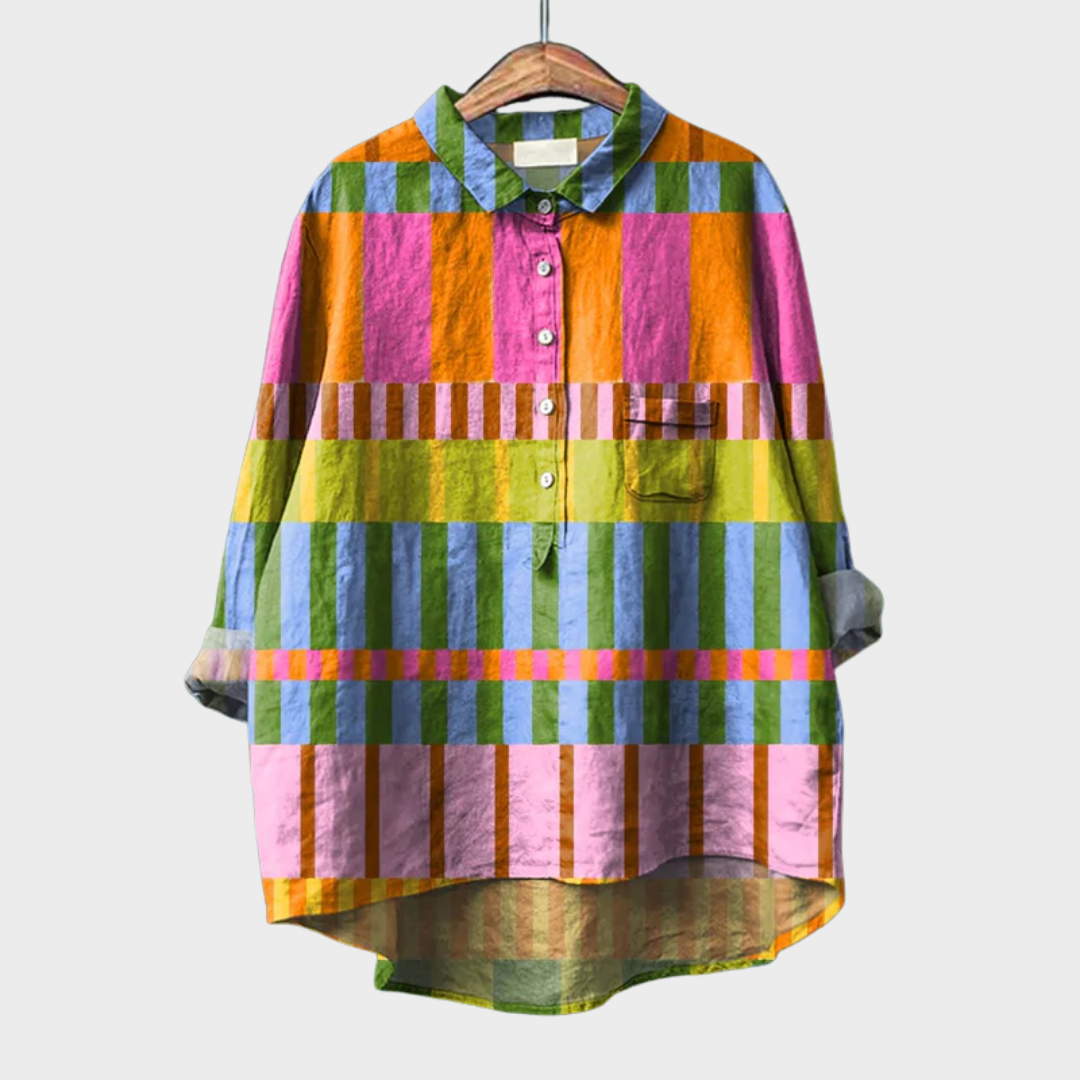 Laura™ | Blus med normal passform
