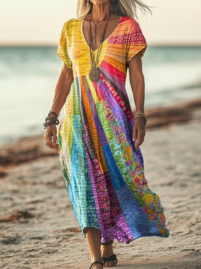 Stig™ | Klänning i Bohemian Sun-design