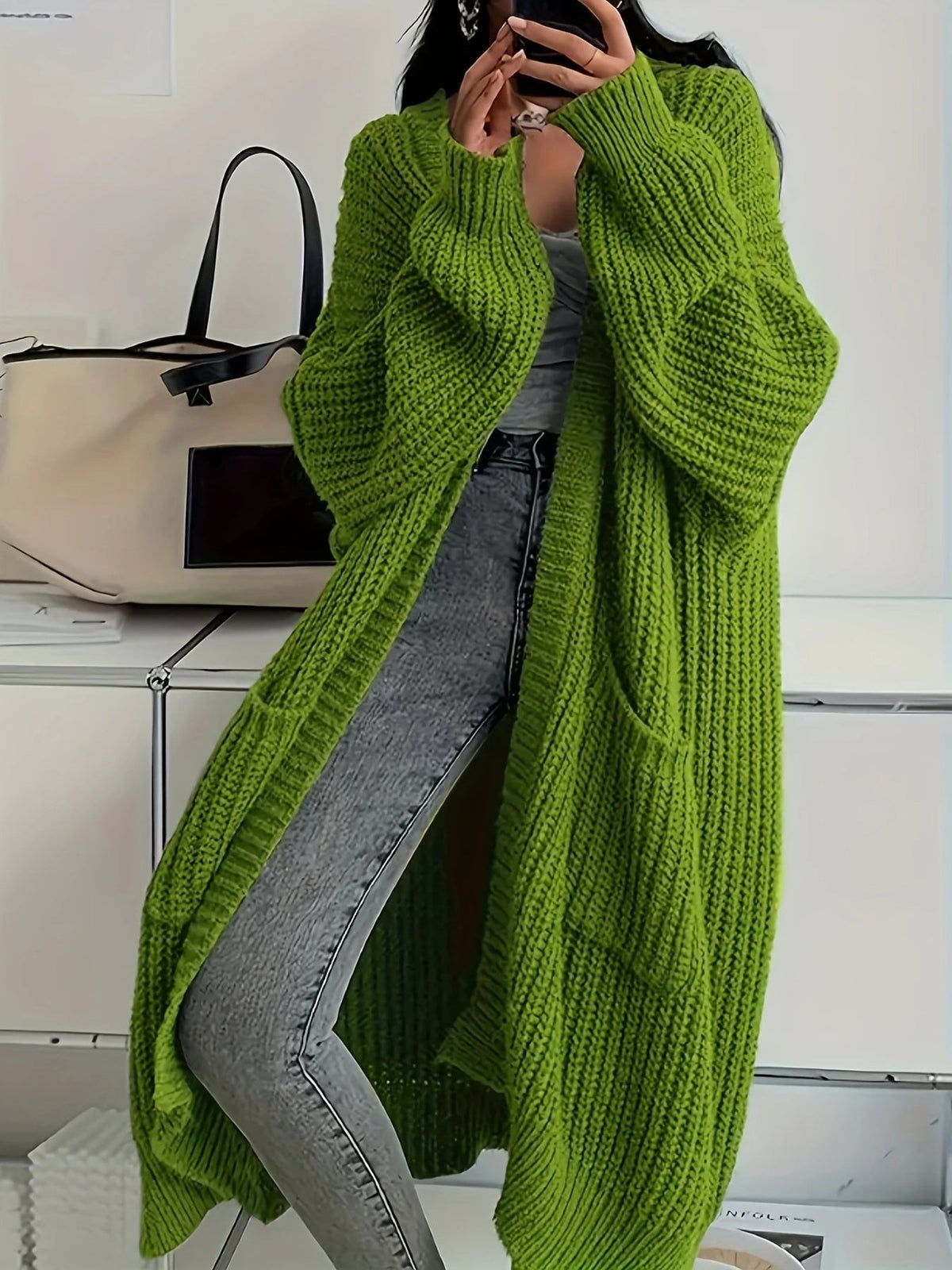 Alice | Mysig Självförtroende Longline Cardigan