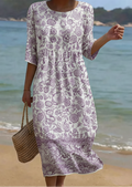 Lavender™ | Klänning med elegant blommönster