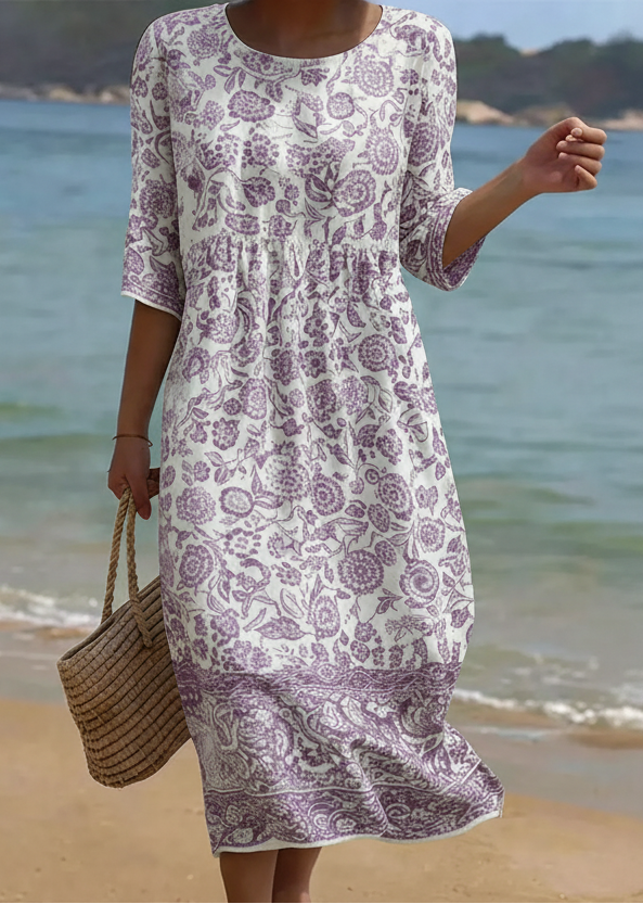 Lavender™ | Klänning med elegant blommönster