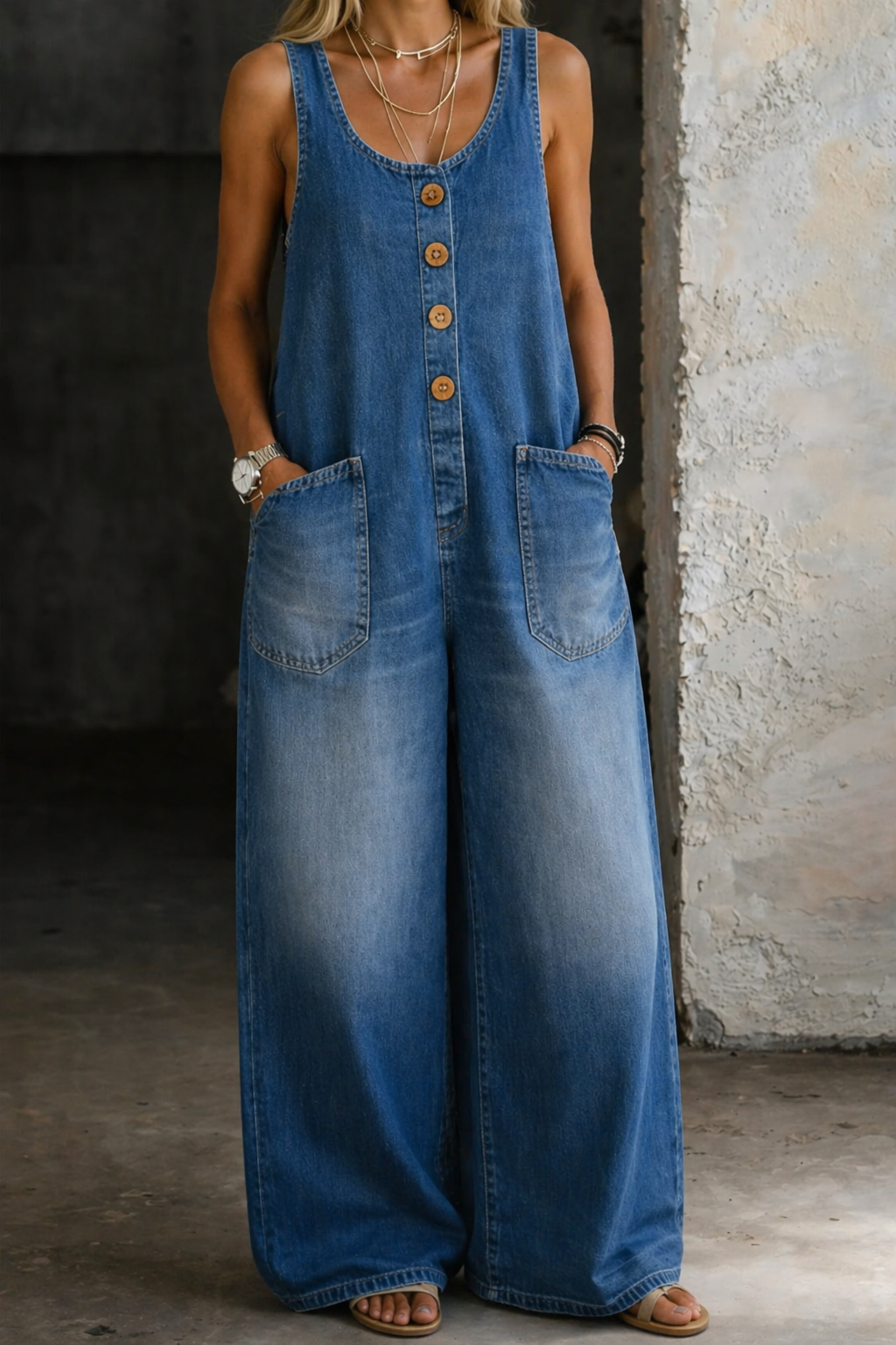 Saylor™ | Smickrande vintage-overaller