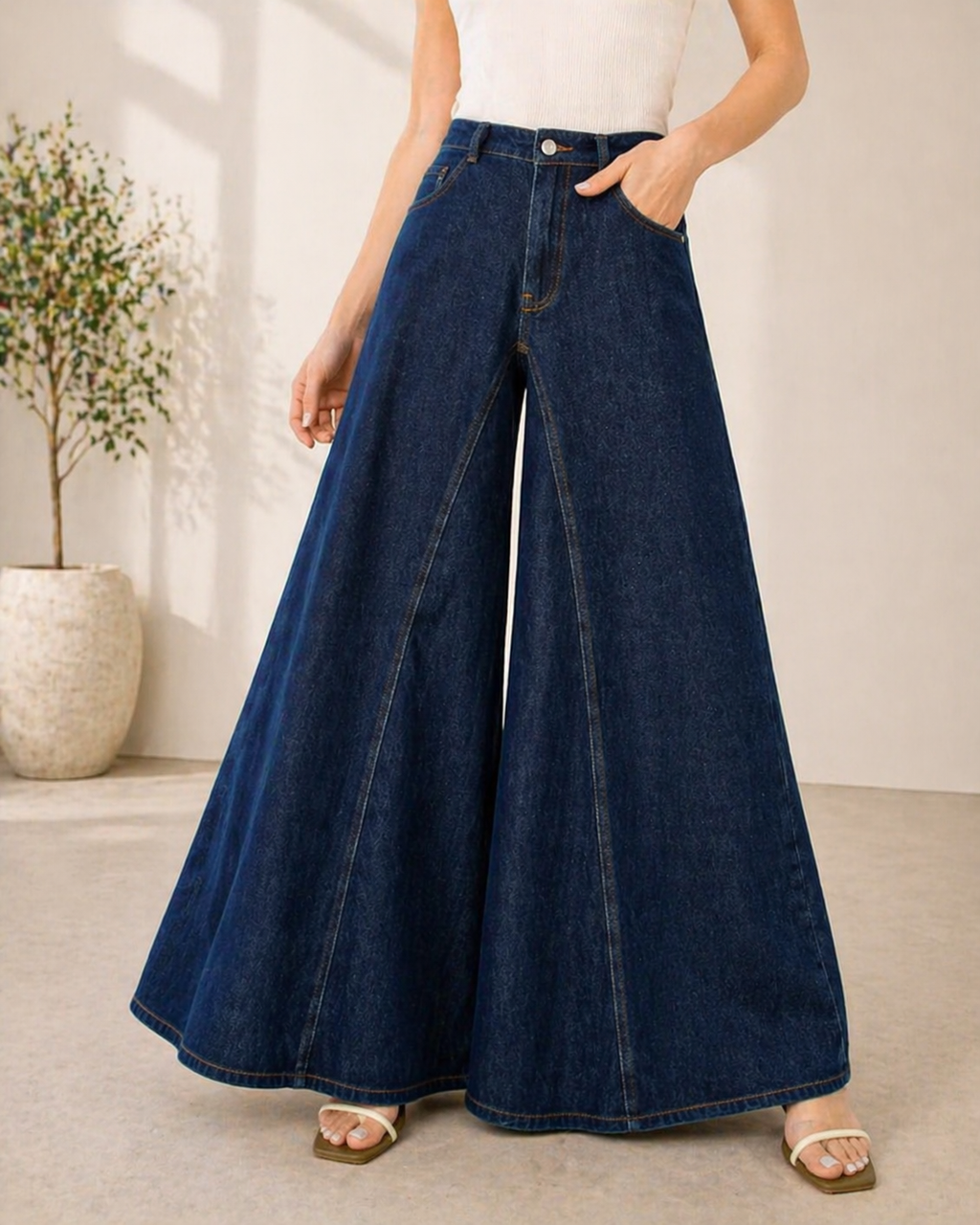 Ivy™ | Jeans med hög midja