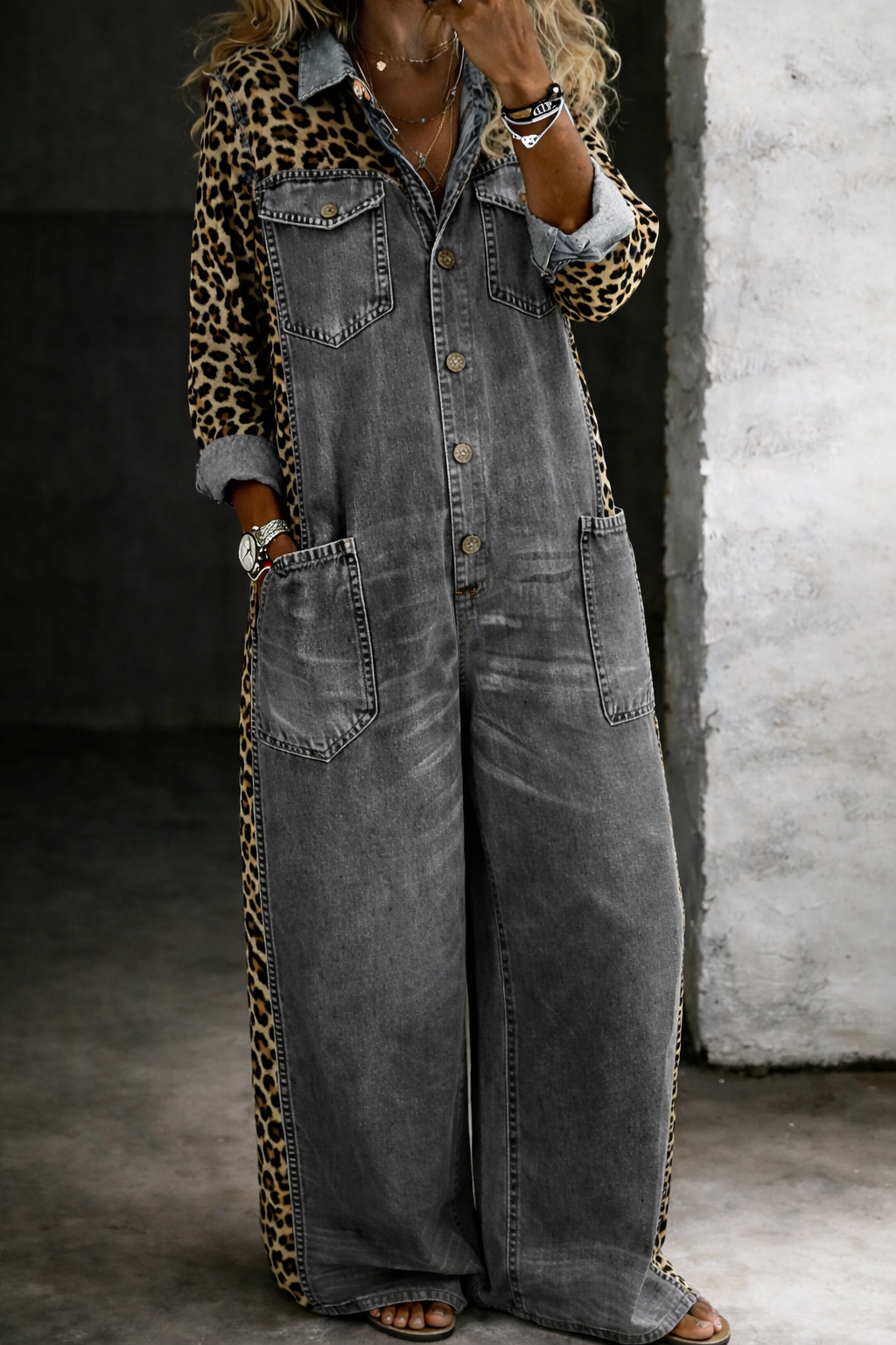 Amanda™ | Skjortjumpsuit