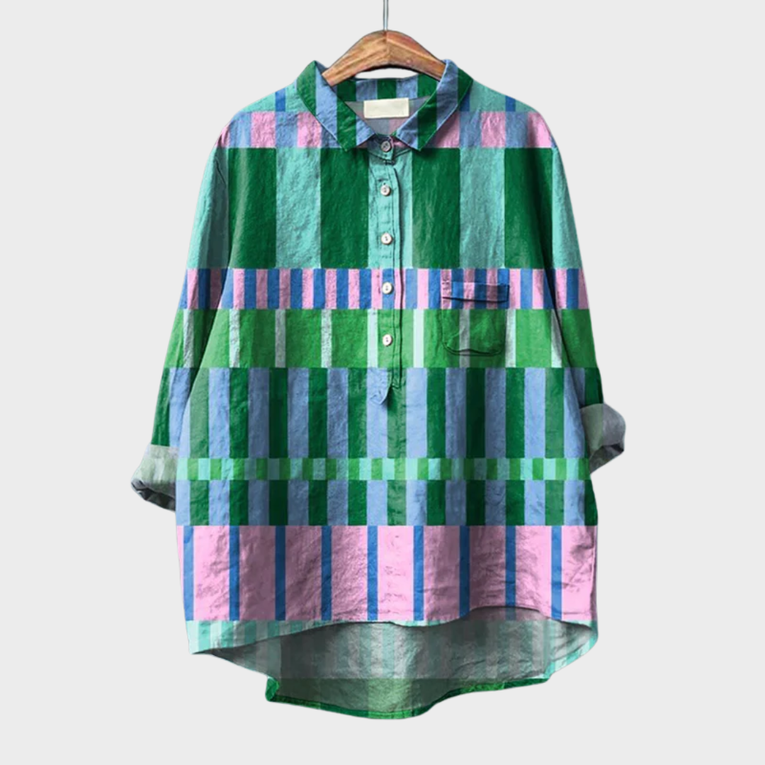Laura™ | Blus med normal passform