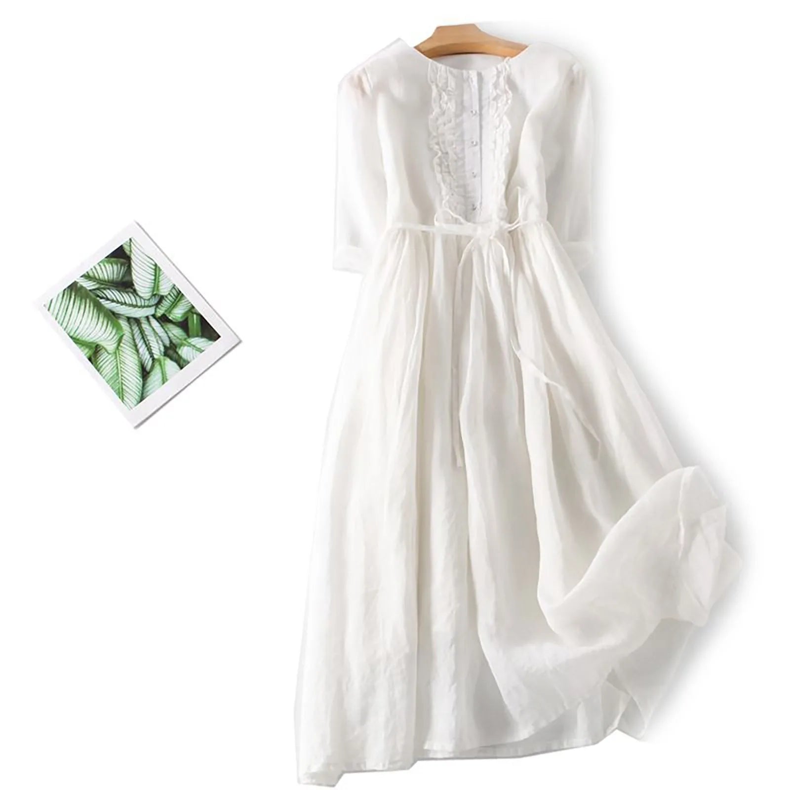 GlamMouris™ | Elegant klänning med knappar