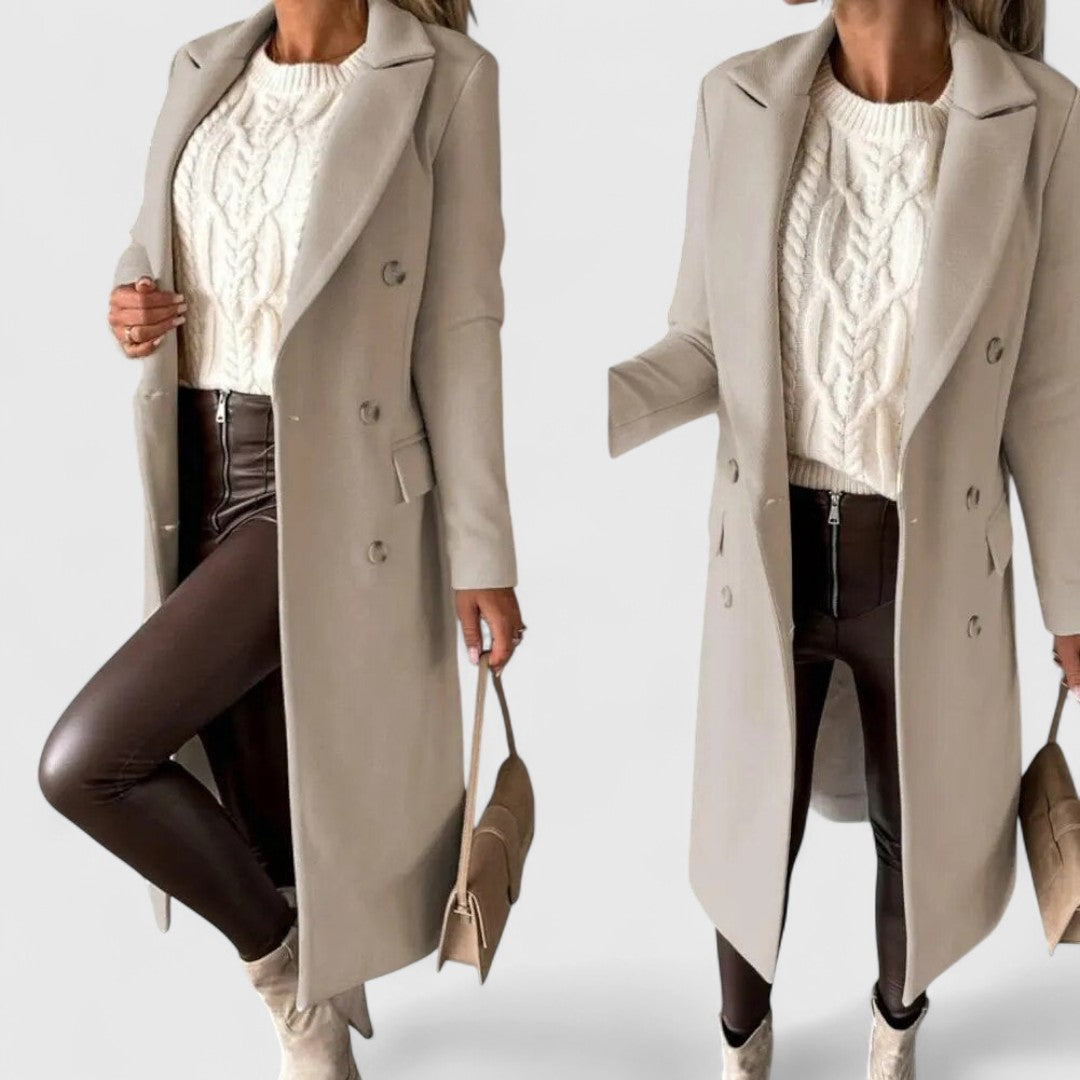 Hazel - Elegant Långjacka